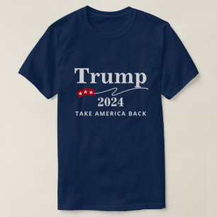 Trump 2024 Haal Amerika terug Rood, Wit en Blauw T-shirt