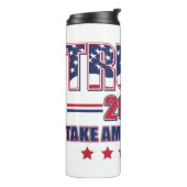 Trump 2024 Haal Amerika terug Thermosbeker (Gedraaid links)