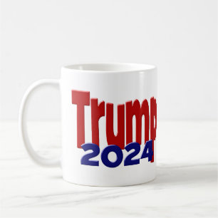 Trump 2024 halve koffiemok