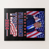 Trump 2024 ik ben terug legpuzzel (Horizontaal)