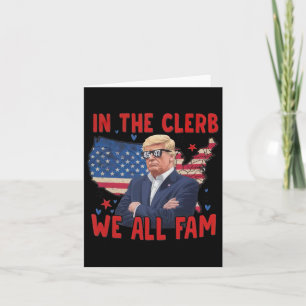 Trump 2024 in de Clerb We All Fam 45 47 Amerikaans Kaart