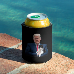 Trump 2024 Kat MAGA Grappige Trump Kat Blikjeskoeler