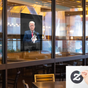 Trump 2024 Kat MAGA Grappige Trump Kat Raamsticker