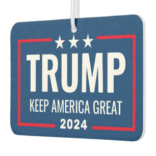 Trump 2024 Keep America Great - blue red Luchtverfrisser