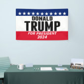 Trump 2024 Keep America Great - blue red Spandoek (Beurs)
