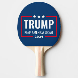 Trump 2024 Keep America Great - blue red Tafeltennisbatje