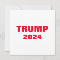Trump 2024 Kleurrijke Rood Wit Vet Trendy Cool