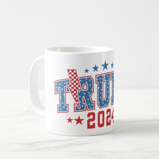 Trump 2024 koffiemok (Voorkant links)