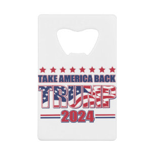Trump 2024 kredietkaart flessenopener