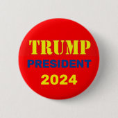 TRUMP 2024-LAPTOP RONDE BUTTON 5,7 CM (Voorkant)