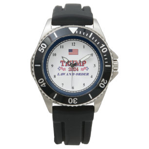 Trump 2024 Law and Order Watch Horloge