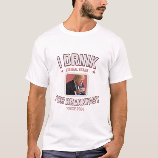 Trump 2024 Liberal Tears - Grappig T-shirt (Voorkant)