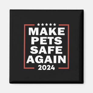 Trump 2024 maakt huisdieren weer veilig magneet