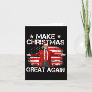 Trump 2024 maakt kerst weer leuk Trump Kaart