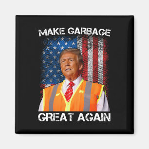 Trump 2024 maakt vuilnis weer leuk voor Trump Magneet
