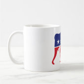 Trump 2024 MAGA Republican Elephant Coffee Mug (Gauche)
