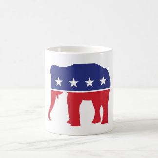 Trump 2024 MAGA Republikeinse Olifant Koffie Mok