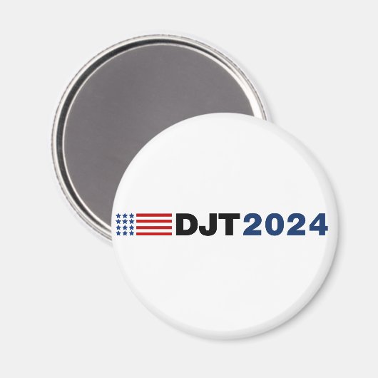 Trump 2024 Magnet DJT (Recto/Verso)