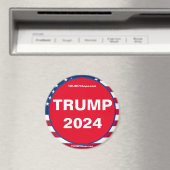 TRUMP 2024 Magnet patriotique (In Situ (Lave-vaisselle))