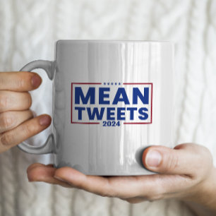 Trump 2024 Mean Tweets Hoodie Koffiemok