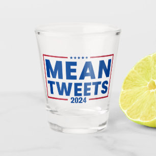 Trump 2024 Mean Tweets Verkiezing Shot Glas