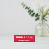 TRUMP 2024 mini carte de visite (Debout devant)