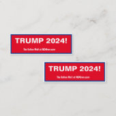 TRUMP 2024 mini-visitekaartjes Mini Visitekaartje (Voorkant / Achterkant)