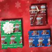 Trump 2024 Mok shot Make Christmas Great Again Inpakpapier Vel
