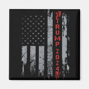 Trump 2024 Neem Amerika terug Amerikaanse vlag Pat Magneet