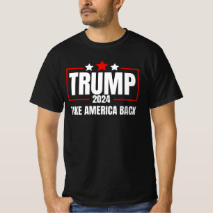 Trump 2024 Neem Amerika terug Mannen Vrouwen Trump T-shirt