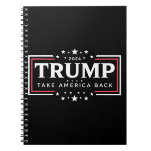 Trump 2024 Neem Amerika Terug Notitieboek