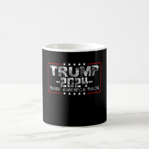 Trump 2024 Neem Amerika Terug Politiek Vintage Koffiemok