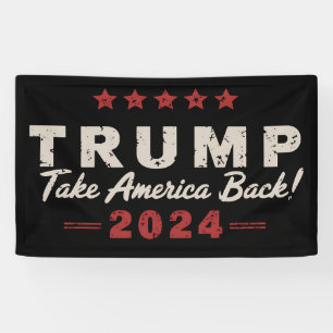 Trump 2024 Neem Amerika Terug President 47 VS Spandoek