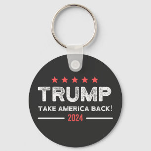 Trump 2024 Neem Amerika Terug Sleutelhanger
