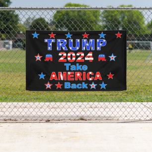 TRUMP 2024 Neem AMERIKA terug Spandoek