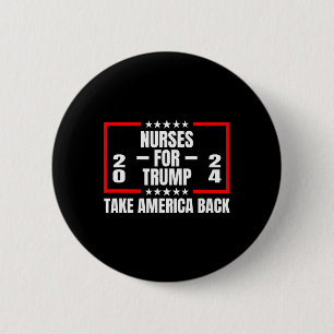 Trump 2024 neemt Amerika terug Ronde Button 5,7 Cm