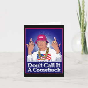 Trump 2024 noemt het geen comeback Amerikaans Pres Kaart