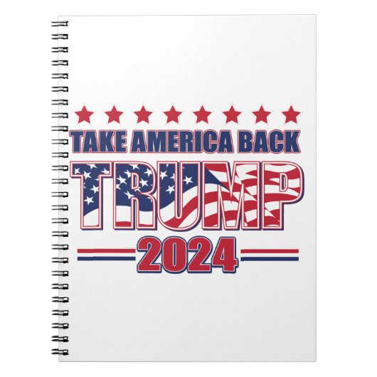 Trump 2024 notitieboek (Voorkant)