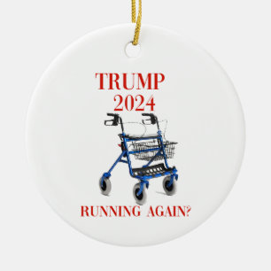 Trump 2024 opnieuw aan het draaien? keramisch ornament