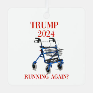 Trump 2024 opnieuw aan het draaien? metalen ornament