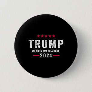 Trump 2024 Overwinning J.d.vance President 47 Trum Ronde Button 5,7 Cm