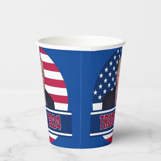 Trump 2024 papieren bekers (Rechts)