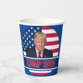 Trump 2024 papieren bekers (Voorkant)