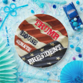 TRUMP 2024 PAPIEREN BORDJE (Feest)