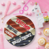 TRUMP 2024 PAPIEREN BORDJE (Feest)