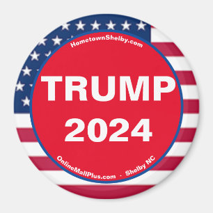 TRUMP 2024 Patriottische magneet