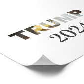 TRUMP 2024, POSTER VOOR VERKIEZING (Hoek)