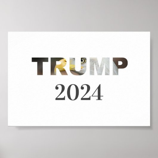 TRUMP 2024, POSTER VOOR VERKIEZING (Voorkant)