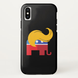 Trump 2024 presidentsverkiezingen iPhone XS hoesje