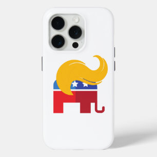 Trump 2024 presidentsverkiezingen iPhone 15 pro case